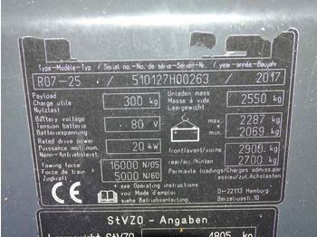 Tractor electric Still R07-25: Foto 5