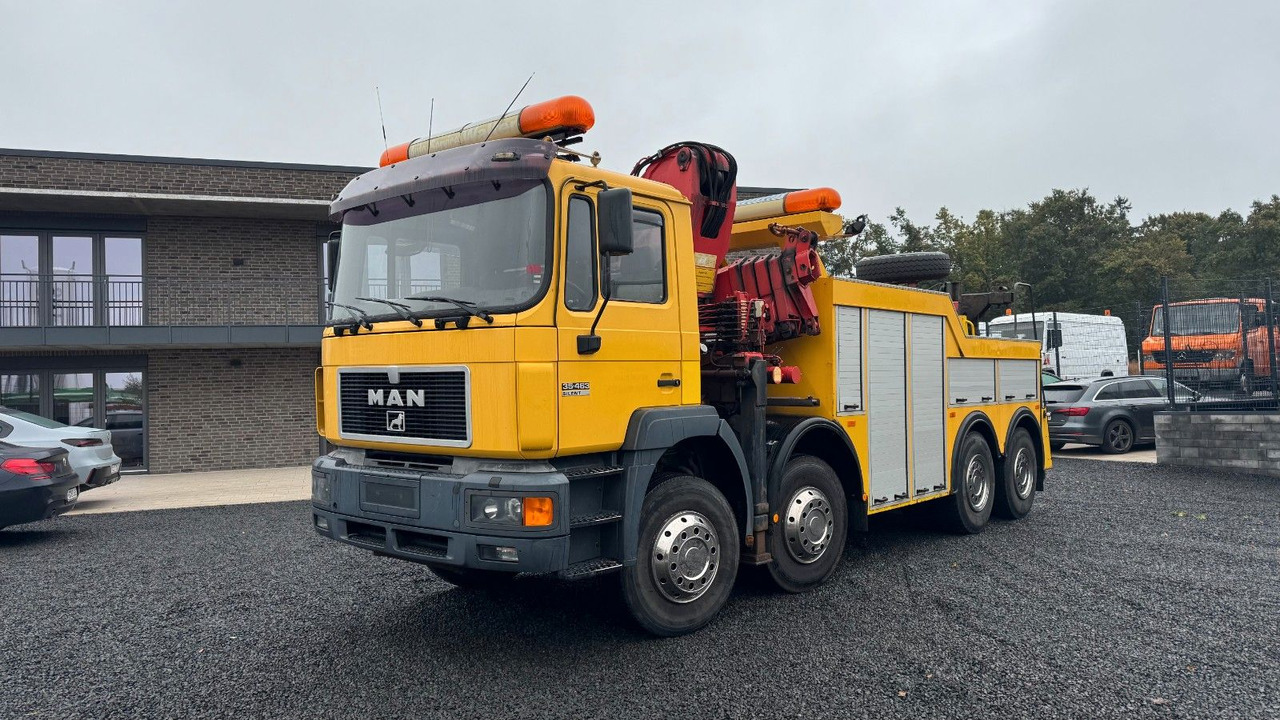 MAN 35.463 Abschleppwagen Kran LKW Berger Wilk WR25 - Maşină de tractare: Foto 2 MAN 35.463 Abschleppwagen Kran LKW Berger Wilk WR25 - Maşină de tractare: Foto 2