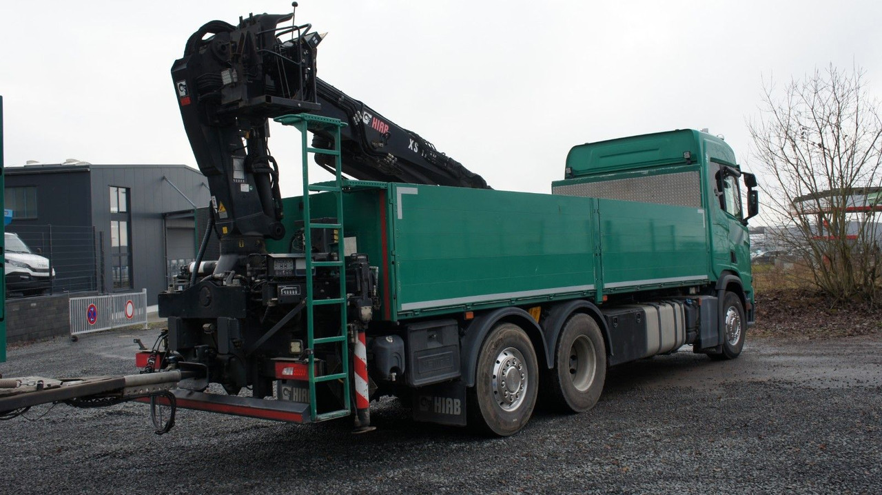 Scania R500 6x2 Baustoffzug Kran HIAB 177 K-2 Pro - Camion platformă, Camion cu macara: Foto 4 Scania R500 6x2 Baustoffzug Kran HIAB 177 K-2 Pro - Camion platformă, Camion cu macara: Foto 4
