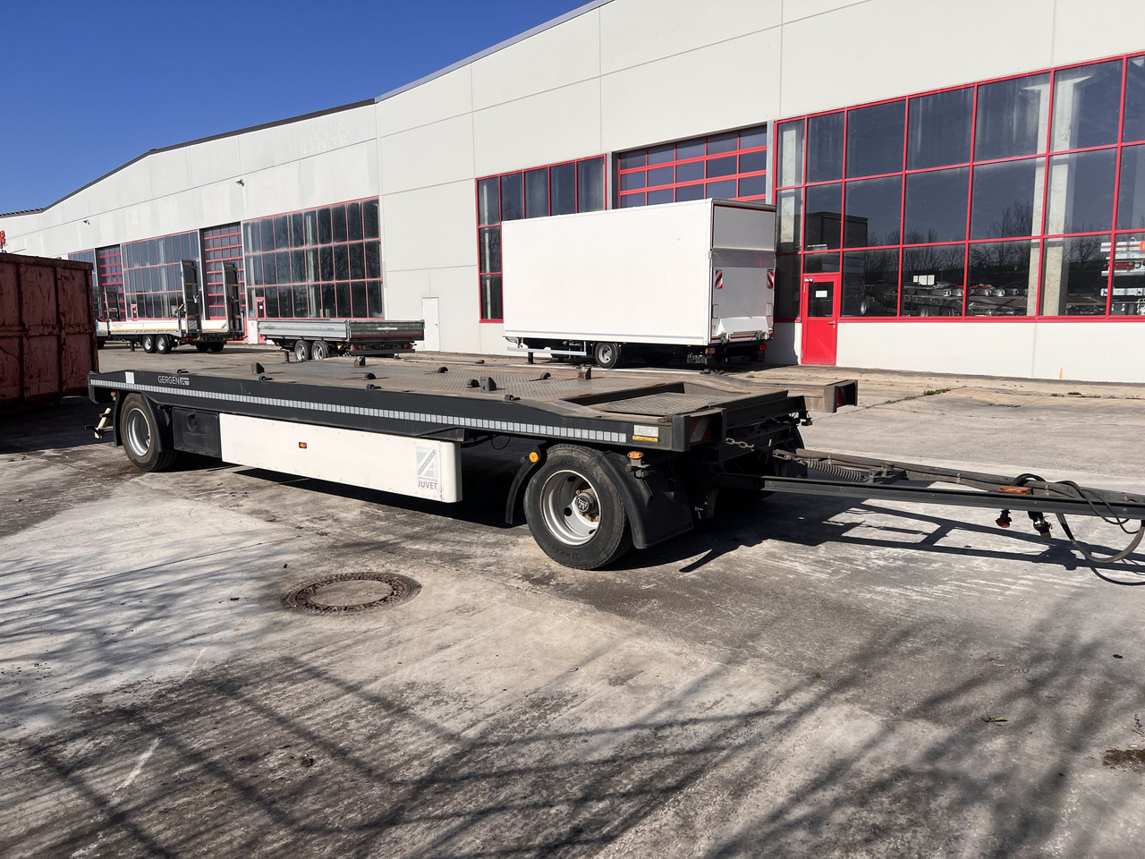 Gergen TBCA 18H 2 Achs Kombianhänger- Tieflader - Remorcă abroll/ Skiploader: Foto 3 Gergen TBCA 18H 2 Achs Kombianhänger- Tieflader - Remorcă abroll/ Skiploader: Foto 3