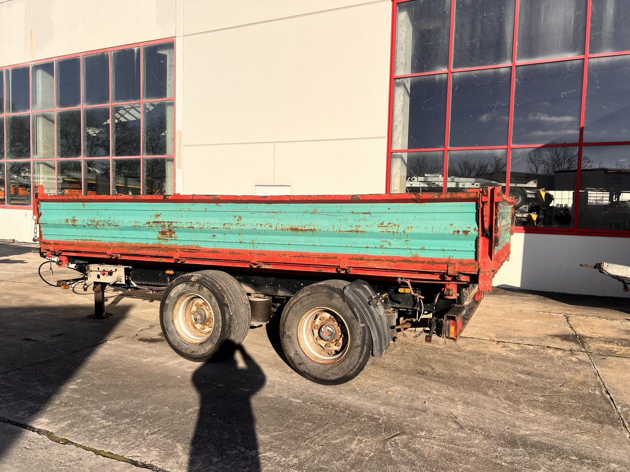 Obermaier OS2-TD190A 19 t Tandemkipper- Tieflader, Breitbereifung - Remorcă basculantă: Foto 3 Obermaier OS2-TD190A 19 t Tandemkipper- Tieflader, Breitbereifung - Remorcă basculantă: Foto 3