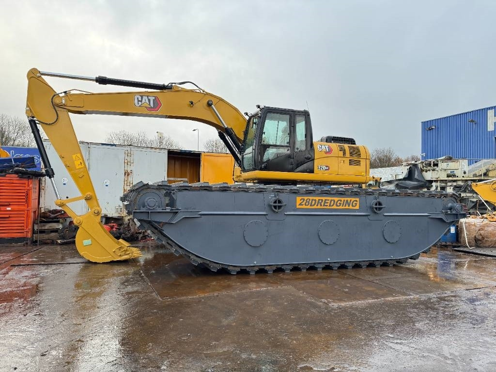 CAT 320 swampbuggy amphibious bigfloat - Excavator plutitoare: Foto 1 CAT 320 swampbuggy amphibious bigfloat - Excavator plutitoare: Foto 1