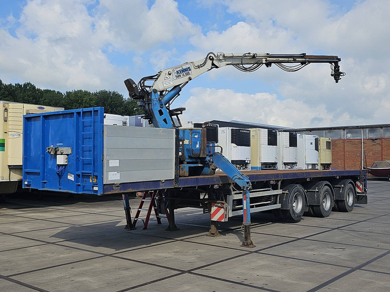 Vogelzang VO2-STG-15-30-STN Crane Kran Kraan - Semiremorcă platformă: Foto 1 Vogelzang VO2-STG-15-30-STN Crane Kran Kraan - Semiremorcă platformă: Foto 1