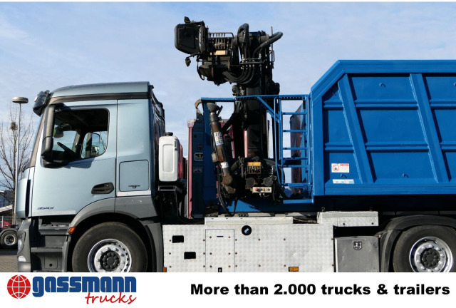 BTE Abrollcontainer mit Kran Mec CL180.80.2Z - Camion, Camion cu macara: Foto 2 BTE Abrollcontainer mit Kran Mec CL180.80.2Z - Camion, Camion cu macara: Foto 2