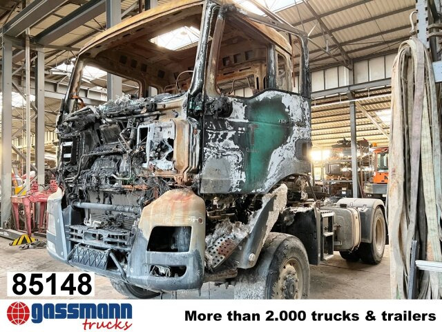 MAN TGS 18.480 4x4 BLS, BRANDSCHADEN - Cap tractor: Foto 1 MAN TGS 18.480 4x4 BLS, BRANDSCHADEN - Cap tractor: Foto 1