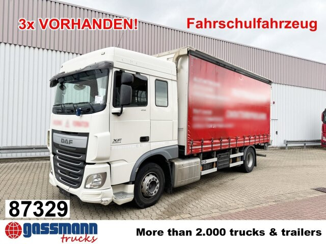 DAF XF 410 FA 4x2, Fahrschule, 2x AHK, 6 Sitze - Camion platformă: Foto 1 DAF XF 410 FA 4x2, Fahrschule, 2x AHK, 6 Sitze - Camion platformă: Foto 1