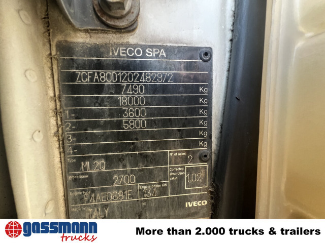Iveco EuroCargo ML80E18K 4x2 - Camion basculantă: Foto 3 Iveco EuroCargo ML80E18K 4x2 - Camion basculantă: Foto 3
