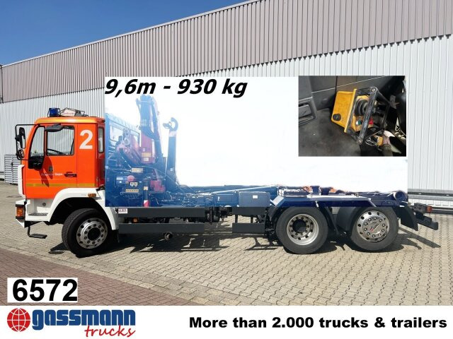MAN 25/18.284 6x2-4 LL,Kran HMF 1113 K3, Funk, - Camion cu cârlig, Camion cu macara: Foto 1 MAN 25/18.284 6x2-4 LL,Kran HMF 1113 K3, Funk, - Camion cu cârlig, Camion cu macara: Foto 1