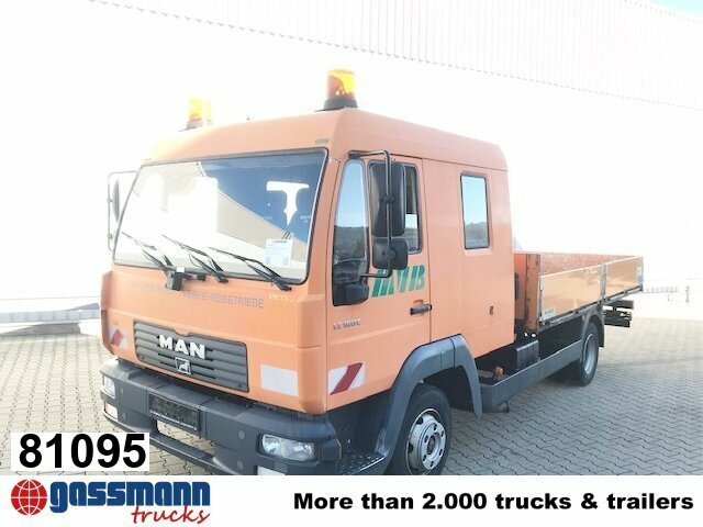 MAN LE 8.185 LC Doka 4x2 BB, 2x AHK - Camion platformă: Foto 1 MAN LE 8.185 LC Doka 4x2 BB, 2x AHK - Camion platformă: Foto 1