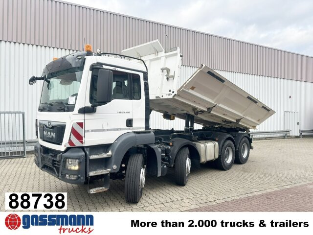 MAN TGS 35.460 8X4 BB, Meiller Bordmatik, Rollplane, - Camion basculantă: Foto 1 MAN TGS 35.460 8X4 BB, Meiller Bordmatik, Rollplane, - Camion basculantă: Foto 1