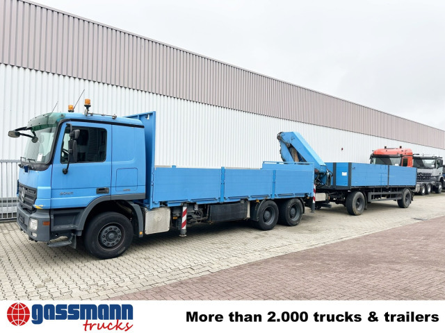 Mercedes-Benz Actros 2741 L 6x4, Twist-Lock ausz. auf 3m, - Camion platformă, Camion cu macara: Foto 5 Mercedes-Benz Actros 2741 L 6x4, Twist-Lock ausz. auf 3m, - Camion platformă, Camion cu macara: Foto 5