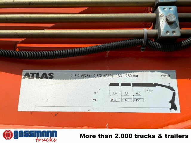 Mercedes-Benz Arocs 2545 L/6x2/4, Atlas Kran, 145.2-A19 VB, - Camion platformă, Camion cu macara: Foto 3 Mercedes-Benz Arocs 2545 L/6x2/4, Atlas Kran, 145.2-A19 VB, - Camion platformă, Camion cu macara: Foto 3