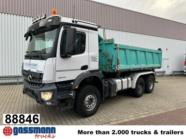Mercedes-Benz Arocs 2643 K 6x4, Rollplane, Meiller - Camion basculantă: Foto 1 Mercedes-Benz Arocs 2643 K 6x4, Rollplane, Meiller - Camion basculantă: Foto 1