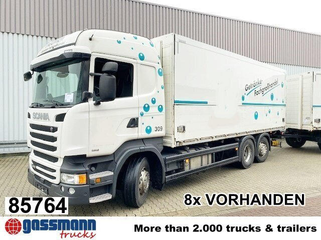 Scania R450 LB 6x2-4 Getränkekoffer, Retarder, - Camion furgon: Foto 1 Scania R450 LB 6x2-4 Getränkekoffer, Retarder, - Camion furgon: Foto 1