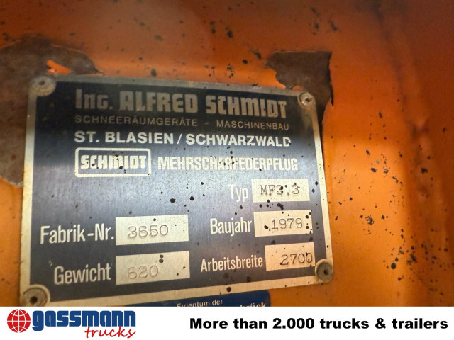 Plug zapada Schmidt MF 3.3 Schneepflug: Foto 6 Plug zapada Schmidt MF 3.3 Schneepflug: Foto 6