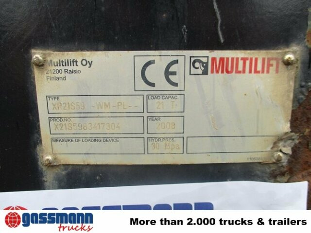 XR21S59 Abrollanlage - Sistem de agatare cu carlig/ Containere de gunoi: Foto 5 XR21S59 Abrollanlage - Sistem de agatare cu carlig/ Containere de gunoi: Foto 5