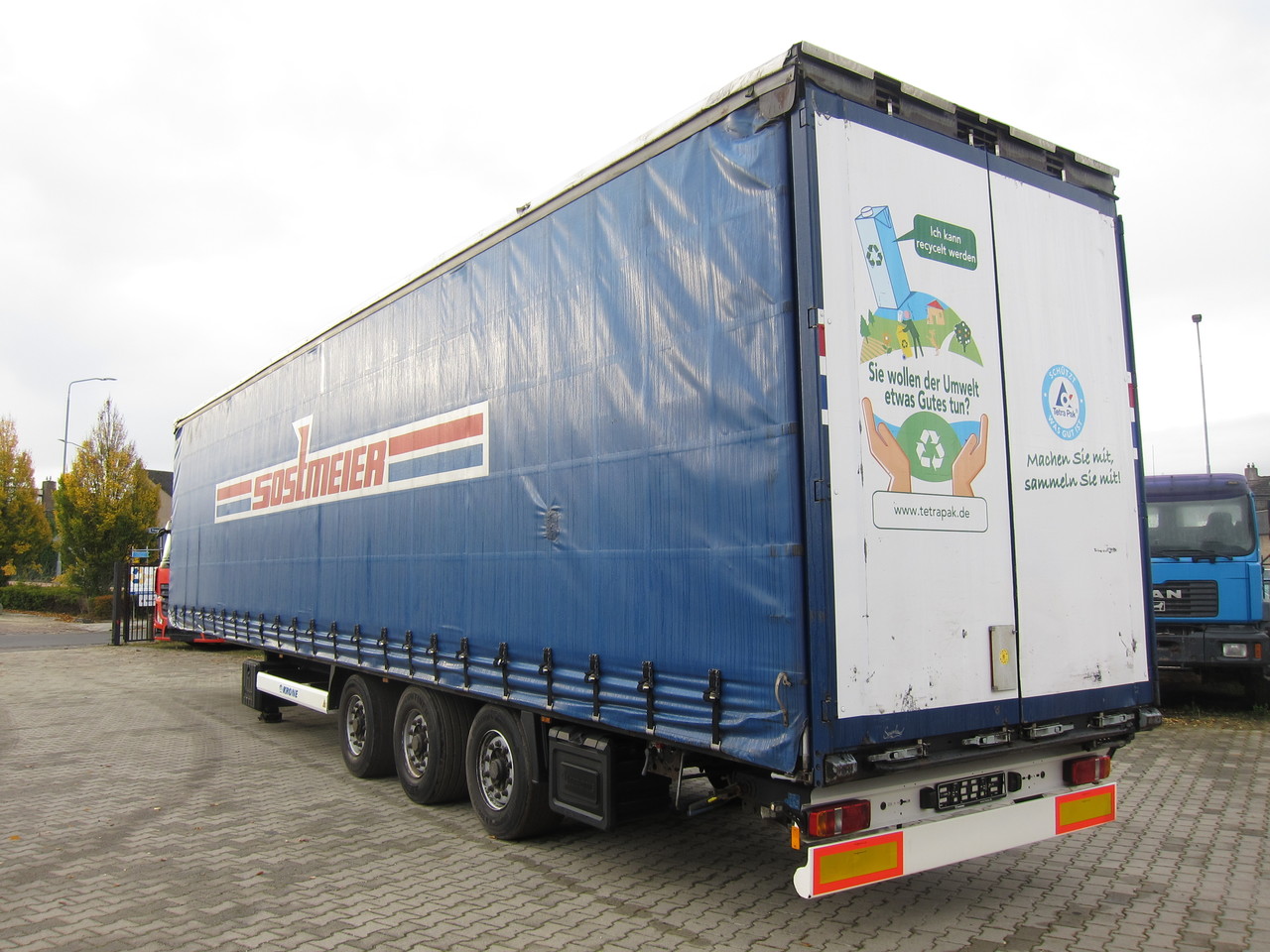 KRONE SD MegaLiner Liftaxle BPW Disc - Remorcă cu prelată: Foto 4 KRONE SD MegaLiner Liftaxle BPW Disc - Remorcă cu prelată: Foto 4