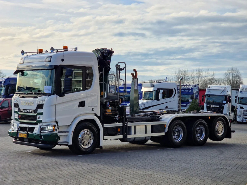 Scania G500 XT 8x4*4 - HMF 2820K Crane - AJK 20T Hooklift - Retarder - Full air - Like new - Camion cu macara: Foto 5 Scania G500 XT 8x4*4 - HMF 2820K Crane - AJK 20T Hooklift - Retarder - Full air - Like new - Camion cu macara: Foto 5