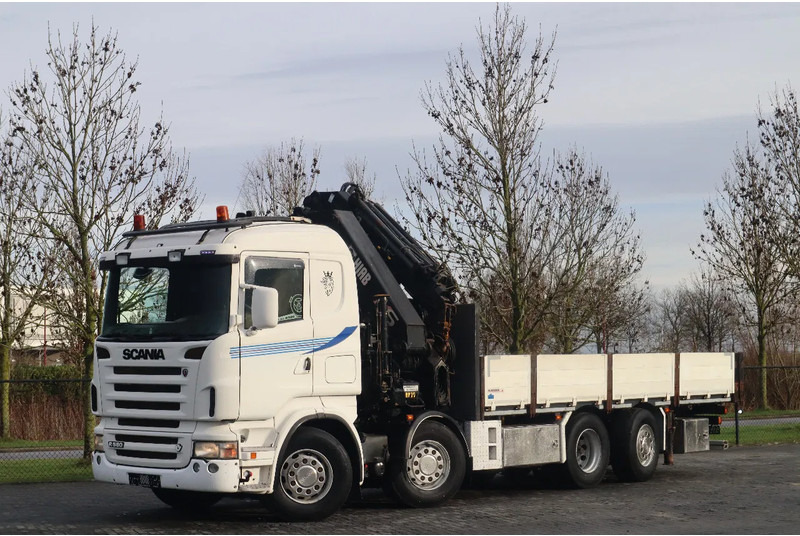 Scania R580 V8 | 8X2*6 | HIAB 422E-5 | JIB | MANUAL | RETARDER | EURO 3 - Camion cu macara: Foto 2 Scania R580 V8 | 8X2*6 | HIAB 422E-5 | JIB | MANUAL | RETARDER | EURO 3 - Camion cu macara: Foto 2