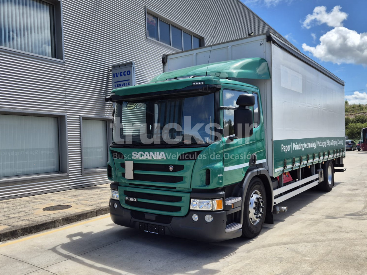 SCANIA P320 - Camion cu prelată: Foto 1 SCANIA P320 - Camion cu prelată: Foto 1