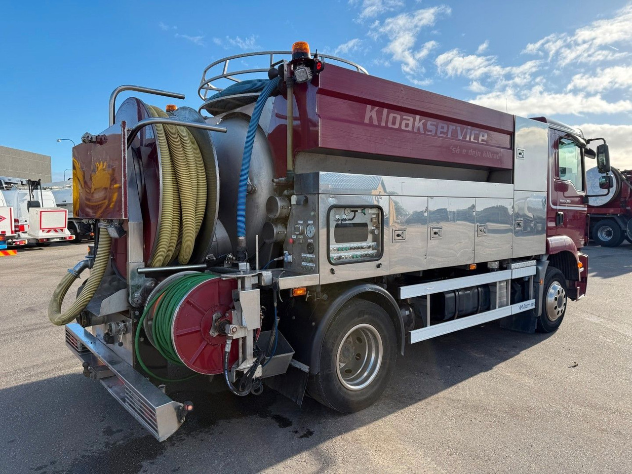 MAN TGM 14.250 VM-Tarm Stainless Steel 5600 l. Kombi - Maşină pentru vidanjări: Foto 3 MAN TGM 14.250 VM-Tarm Stainless Steel 5600 l. Kombi - Maşină pentru vidanjări: Foto 3