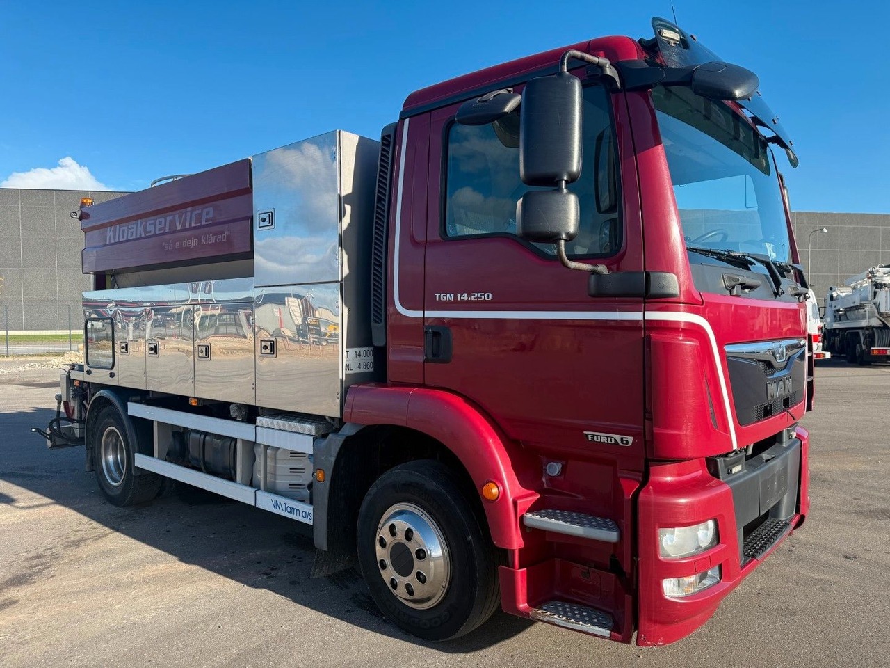 MAN TGM 14.250 VM-Tarm Stainless Steel 5600 l. Kombi - Maşină pentru vidanjări: Foto 2 MAN TGM 14.250 VM-Tarm Stainless Steel 5600 l. Kombi - Maşină pentru vidanjări: Foto 2