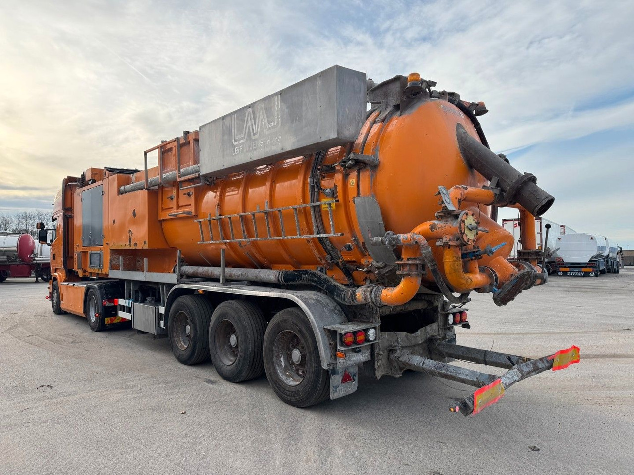 Scania R450 4x2 Euro 6 Disab Centurion LN20 Sauglader - Maşină pentru vidanjări: Foto 4 Scania R450 4x2 Euro 6 Disab Centurion LN20 Sauglader - Maşină pentru vidanjări: Foto 4