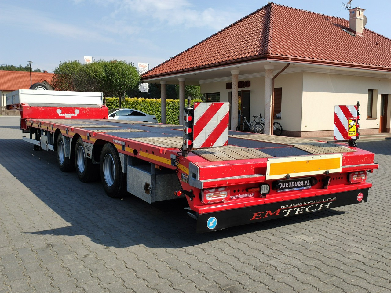 Semiremorcă transport agabaritic EMTECH Ład-33.3 tony 3osie Tylna oś skrętna Przednia Podnoszona: Foto 22 Semiremorcă transport agabaritic EMTECH Ład-33.3 tony 3osie Tylna oś skrętna Przednia Podnoszona: Foto 22