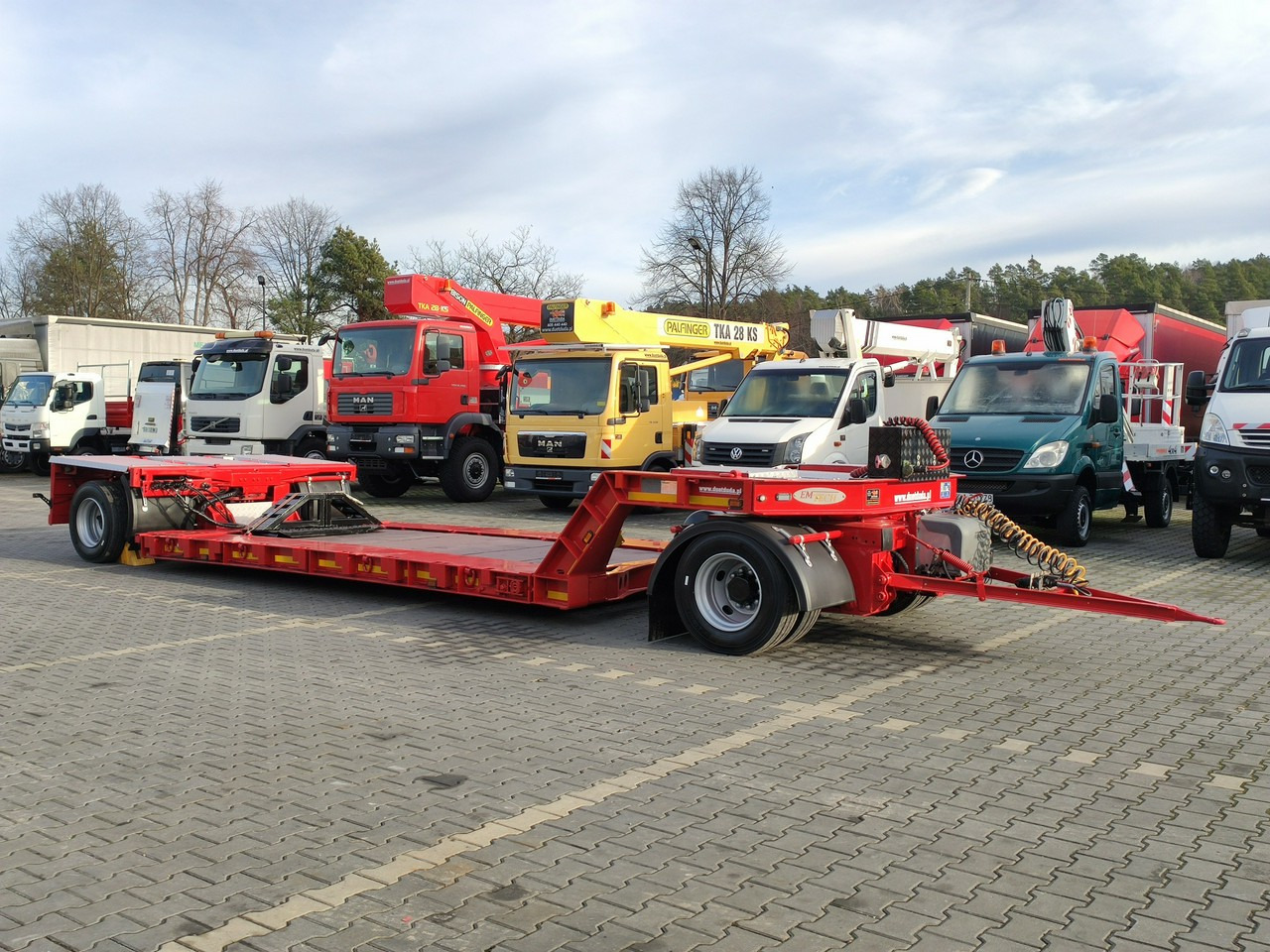 EMTECH PCN 18 PNZ-S Tiefbett zagłębiana Rozsuwana UNIKAT JAK NOWA - Remorcă transport agabaritic: Foto 3 EMTECH PCN 18 PNZ-S Tiefbett zagłębiana Rozsuwana UNIKAT JAK NOWA - Remorcă transport agabaritic: Foto 3