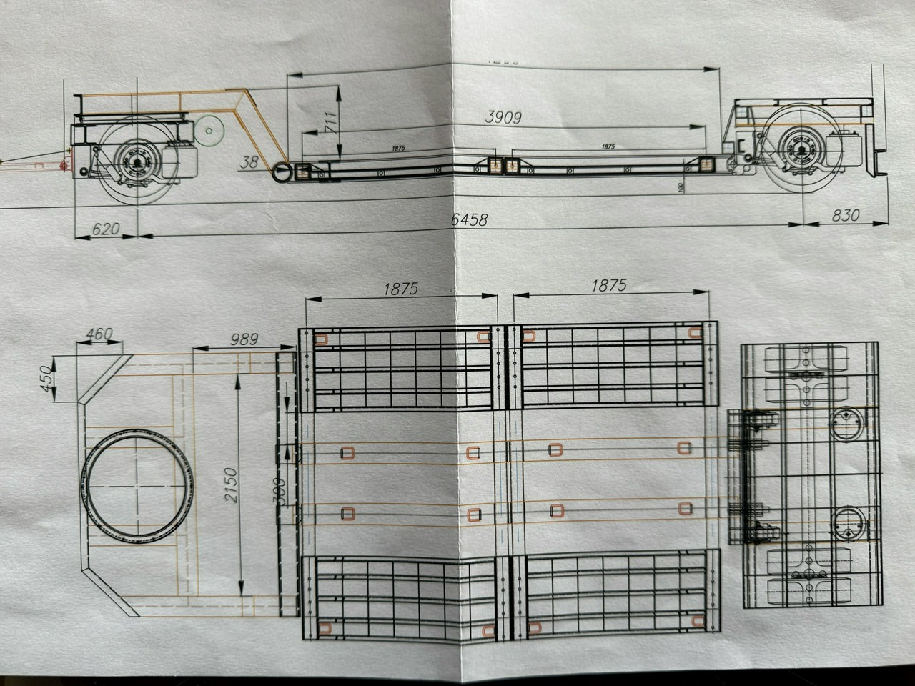 EMTECH PCN 18 PNZ-S Tiefbett zagłębiana Rozsuwana UNIKAT JAK NOWA - Remorcă transport agabaritic: Foto 4 EMTECH PCN 18 PNZ-S Tiefbett zagłębiana Rozsuwana UNIKAT JAK NOWA - Remorcă transport agabaritic: Foto 4