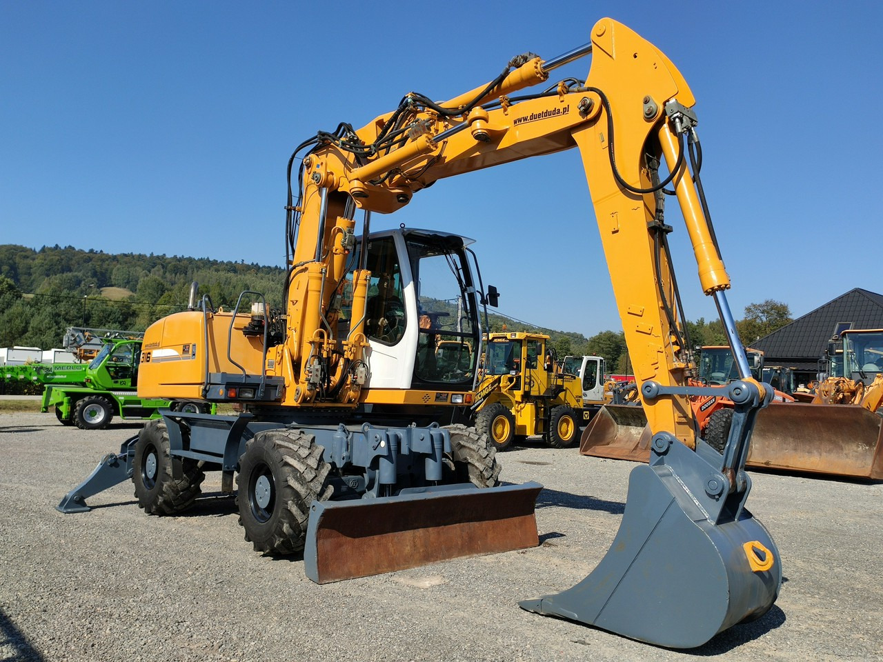 Liebherr A316 Maszyna po Pełnym Tulejowaniu Bez Luzów i Wycieków - Excavator pe roţi: Foto 5 Liebherr A316 Maszyna po Pełnym Tulejowaniu Bez Luzów i Wycieków - Excavator pe roţi: Foto 5