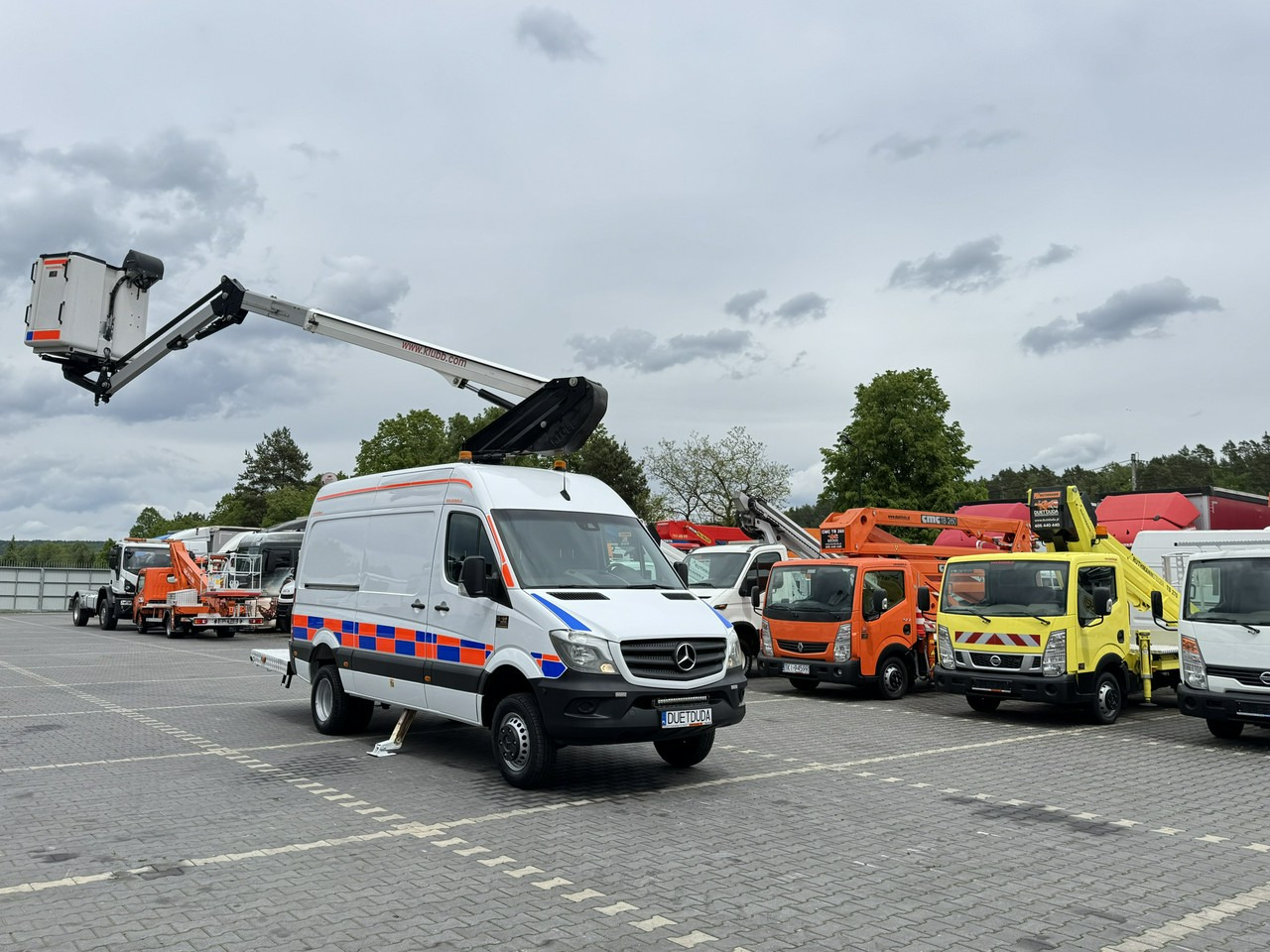 Mercedes Sprinter Zwyżka Podnośnik Koszowy KLUBB K42P UDT WUMAG GSR - Camion cu nacela: Foto 5 Mercedes Sprinter Zwyżka Podnośnik Koszowy KLUBB K42P UDT WUMAG GSR - Camion cu nacela: Foto 5