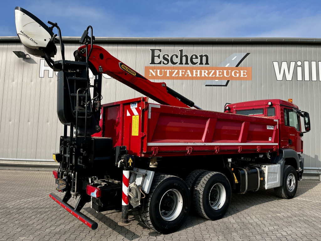 Camion basculantă, Camion cu macara MAN TGS 26.460 6x4 BB / Palfinger M12L83 Kran: Foto 6