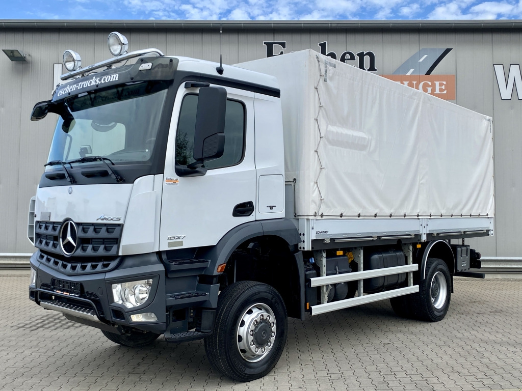 Mercedes-Benz 1827 BB A 4x4 Arocs - Camion cu prelată: Foto 1 Mercedes-Benz 1827 BB A 4x4 Arocs - Camion cu prelată: Foto 1