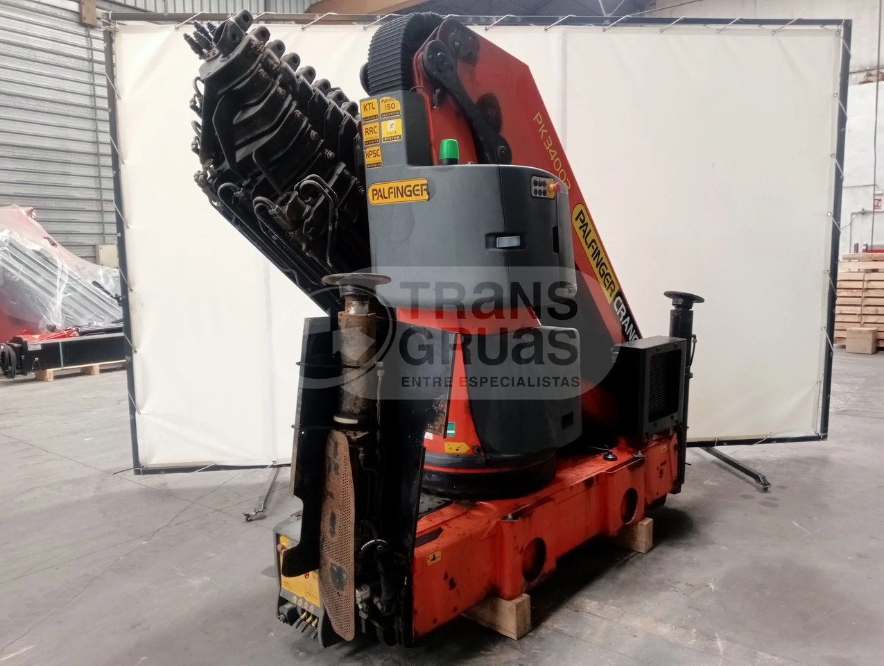 Grúa hidráulica Palfinger PK 34002 SH - Macara montată: Foto 4 Grúa hidráulica Palfinger PK 34002 SH - Macara montată: Foto 4