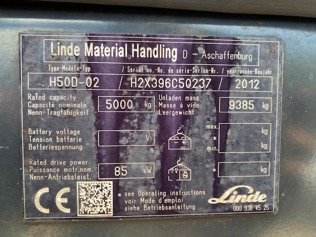 Linde H50 D-02 - Stivuitor diesel: Foto 5 Linde H50 D-02 - Stivuitor diesel: Foto 5