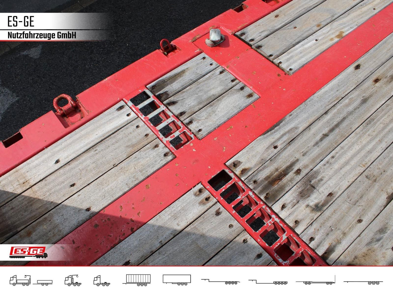 ES-GE 3-Achs Sattelanhänger - Rungen + CV - Semiremorcă platformă: Foto 4 ES-GE 3-Achs Sattelanhänger - Rungen + CV - Semiremorcă platformă: Foto 4