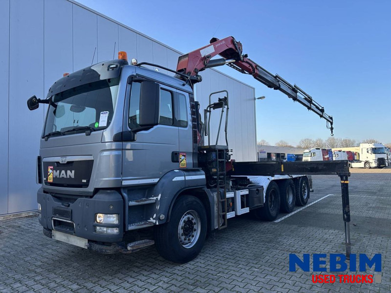 MAN TGS 420 8x4 TRIPLE - HMF 2620 K5 - 22,7t/m CRANE / KRAN - Camion cu cârlig, Camion cu macara: Foto 1 MAN TGS 420 8x4 TRIPLE - HMF 2620 K5 - 22,7t/m CRANE / KRAN - Camion cu cârlig, Camion cu macara: Foto 1
