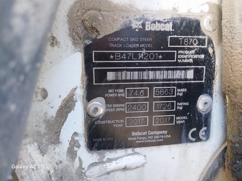 BOBCAT T870 - Mini încărcător pe şenile: Foto 5 BOBCAT T870 - Mini încărcător pe şenile: Foto 5