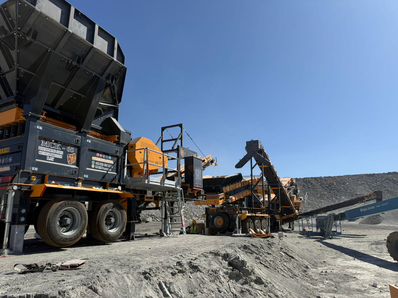 Concasor nou FABO Mobile crusher: Foto 6 Concasor nou FABO Mobile crusher: Foto 6