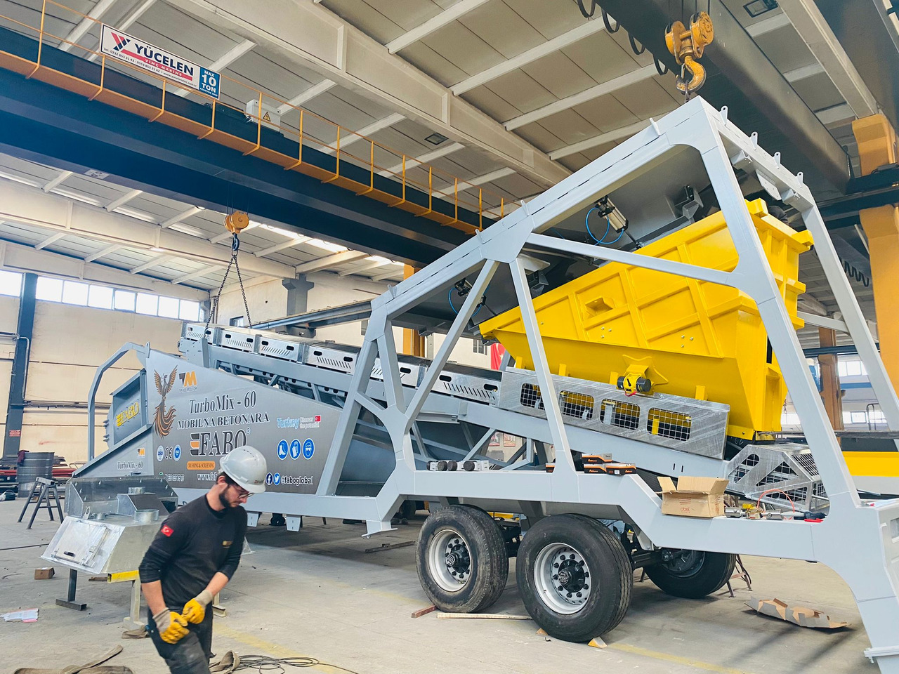 Staţie de betoane nou FABO mobile concrete batching plant: Foto 16 Staţie de betoane nou FABO mobile concrete batching plant: Foto 16