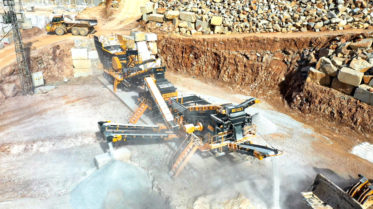 FABO mobile jaw crusher - Concasor cu fălci: Foto 4 FABO mobile jaw crusher - Concasor cu fălci: Foto 4