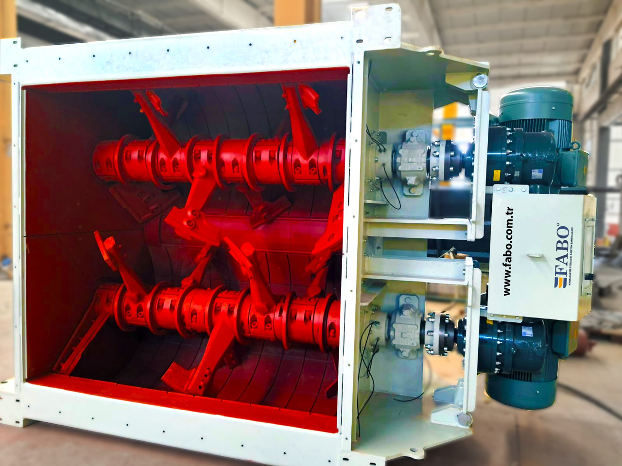 FABO twin shaft mixer - Betoniera: Foto 1 FABO twin shaft mixer - Betoniera: Foto 1