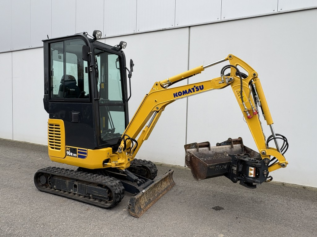 KOMATSU MINIBAGGER PC 16 R-3HS Powertilt 20,40,100 Löffel - Mini excavator: Foto 2 KOMATSU MINIBAGGER PC 16 R-3HS Powertilt 20,40,100 Löffel - Mini excavator: Foto 2