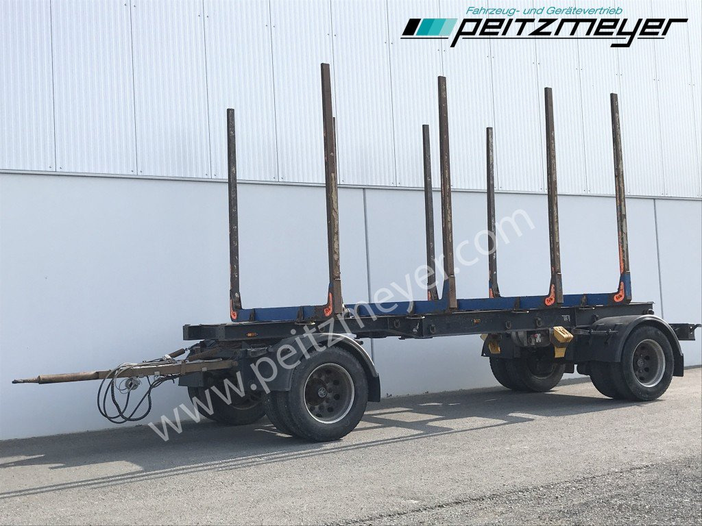 Krämer Kurzholzanhänger 20 t. Holzanhänger 4 Paar Exte Stahlrungen, Alcoa Alufelgen - Remorcă transport busteni: Foto 4 Krämer Kurzholzanhänger 20 t. Holzanhänger 4 Paar Exte Stahlrungen, Alcoa Alufelgen - Remorcă transport busteni: Foto 4