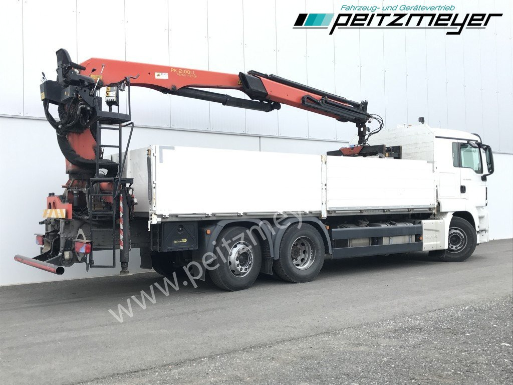MAN TGS 26.440 FL 6x2 Palfinger PK 21001 L Steinzange, EU 6, Lenkachse - Camion platformă, Camion cu macara: Foto 4 MAN TGS 26.440 FL 6x2 Palfinger PK 21001 L Steinzange, EU 6, Lenkachse - Camion platformă, Camion cu macara: Foto 4