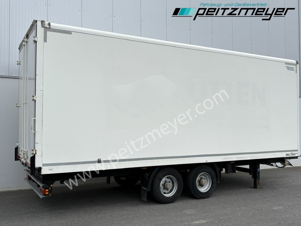 SPIER Tandemkoffer ZGL 255 Plywoodkoffer mit Hecktüren - Remorcă furgon: Foto 1 SPIER Tandemkoffer ZGL 255 Plywoodkoffer mit Hecktüren - Remorcă furgon: Foto 1