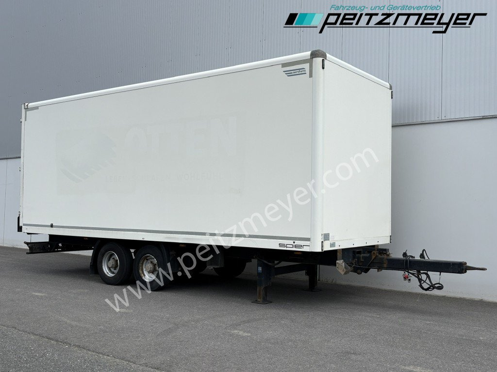 SPIER Tandemkoffer ZGL 255 Plywoodkoffer mit Hecktüren - Remorcă furgon: Foto 3 SPIER Tandemkoffer ZGL 255 Plywoodkoffer mit Hecktüren - Remorcă furgon: Foto 3