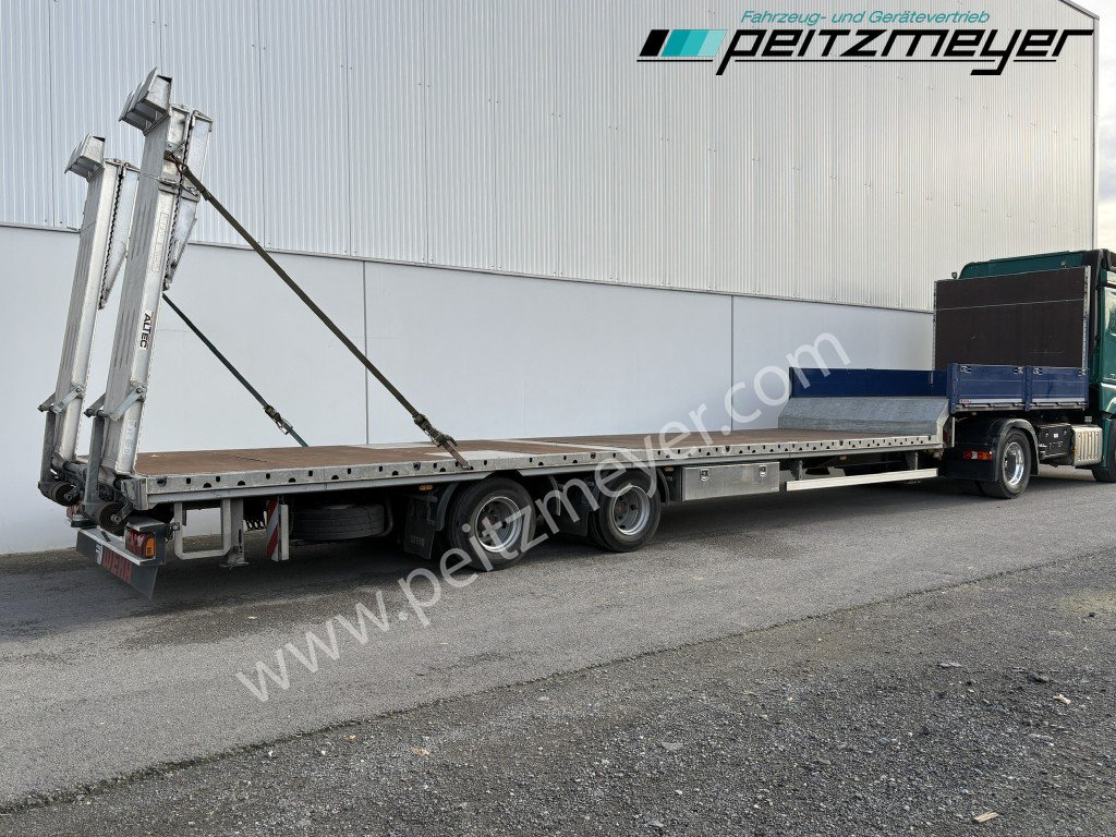 WEKA Tieflader 2-Achs SA-PRIJU-PL-13.46-2x9L mech. Doppelrampen, 1x Lenkachse, verzinkt - Semiremorcă transport agabaritic: Foto 1 WEKA Tieflader 2-Achs SA-PRIJU-PL-13.46-2x9L mech. Doppelrampen, 1x Lenkachse, verzinkt - Semiremorcă transport agabaritic: Foto 1