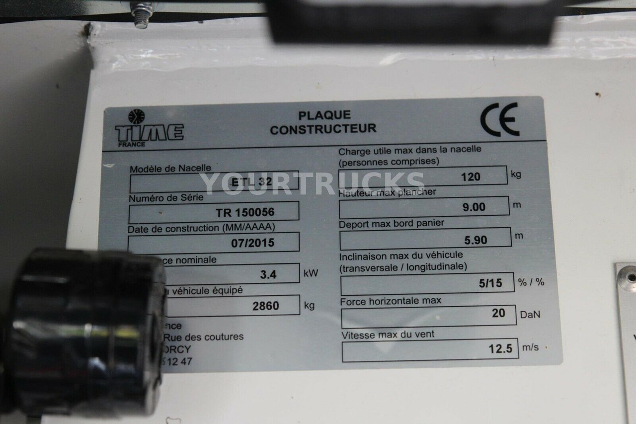 Renault Master 125 dci Versalift ETL32 11m Klima 313h - Camion cu nacela: Foto 5 Renault Master 125 dci Versalift ETL32 11m Klima 313h - Camion cu nacela: Foto 5